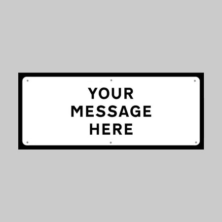 Your Message Supplementary Text Plate for 750mm Fold-Up Signs - Ready Set SuppliedYour Message Supplementary Text Plate for 750mm Fold-Up Signs53730