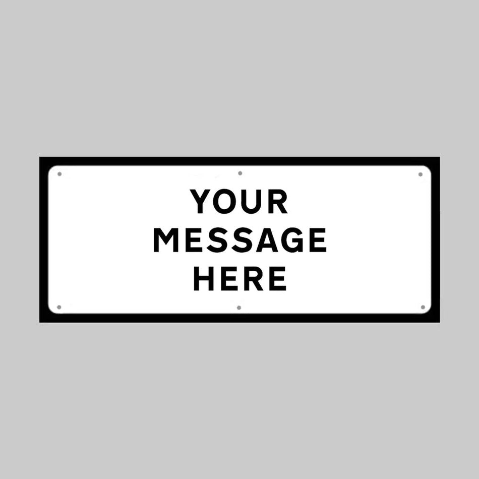 Your Message Supplementary Text Plate for 750mm Fold-Up Signs - Ready Set SuppliedYour Message Supplementary Text Plate for 750mm Fold-Up Signs53730