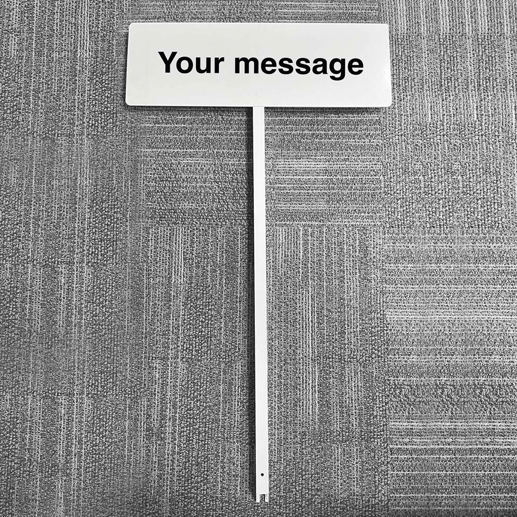 Your Message Verge Sign 450 x 150mm On Post 800mm High - Ready Set SuppliedYour Message Verge Sign 450 x 150mm On Post 800mm High56543